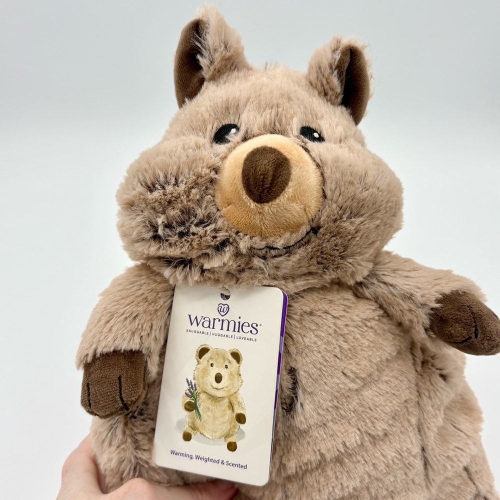NEW Quokka Warmies Weighted Warmable Stuffed Animal Child Baby Gift Present NWT - Picture 3 of 7